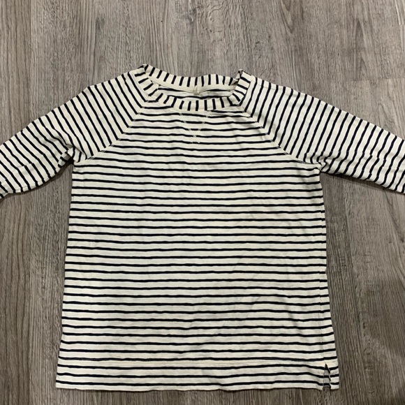Lou & Grey Striped White Top - Picture 1 of 3